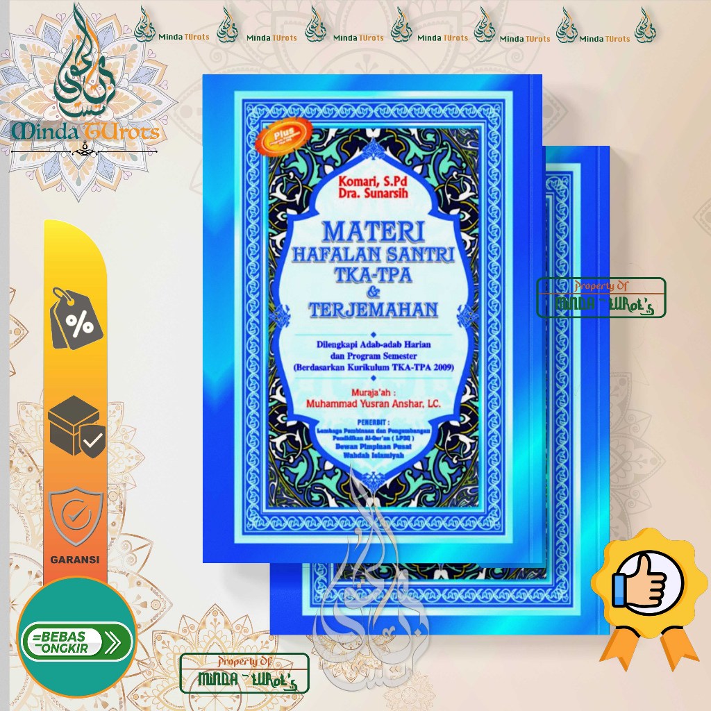 Materi Hafalan Santri TKA TPA Terjemahan | Buku Saku Santri TKA TPA
