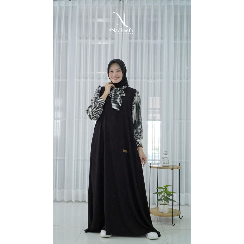 NADHEEFA store Launchingan terbaru/gamis twill uniqlo/nadheefa by tutik Z/gamis nadheefa terbaru