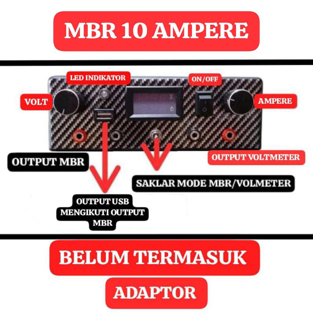 Mbr 10A V3 Penghancur Short Circuit Belum Termasuk Adaptor