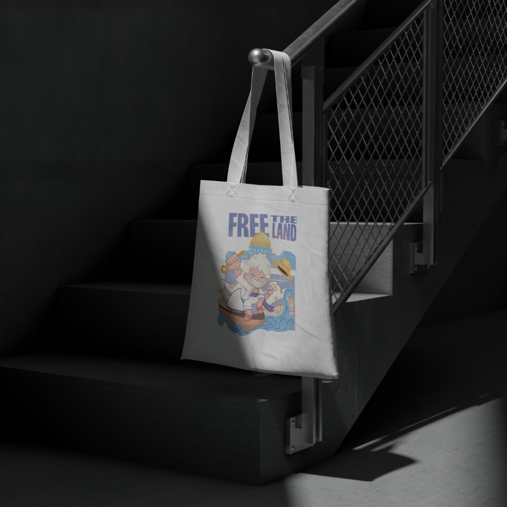 [QUDSIO] Totebag Free D Land Unisex