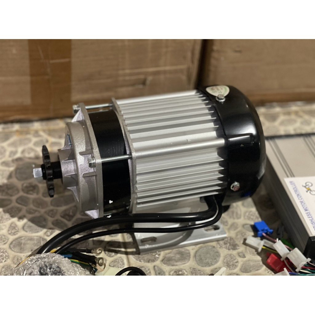 Motor Listrik BLDC poros tengah 48V 1000W mobil listrik gokart listrik odong odong