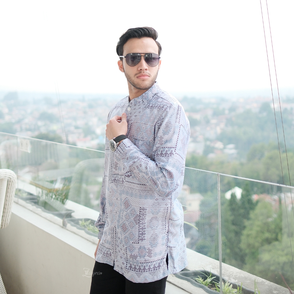 Zayra Hijab | Sarah Family Set - Koko Dewasa Baju Couple Kondangan Lebaran Premium Jumbo Mewah Elega