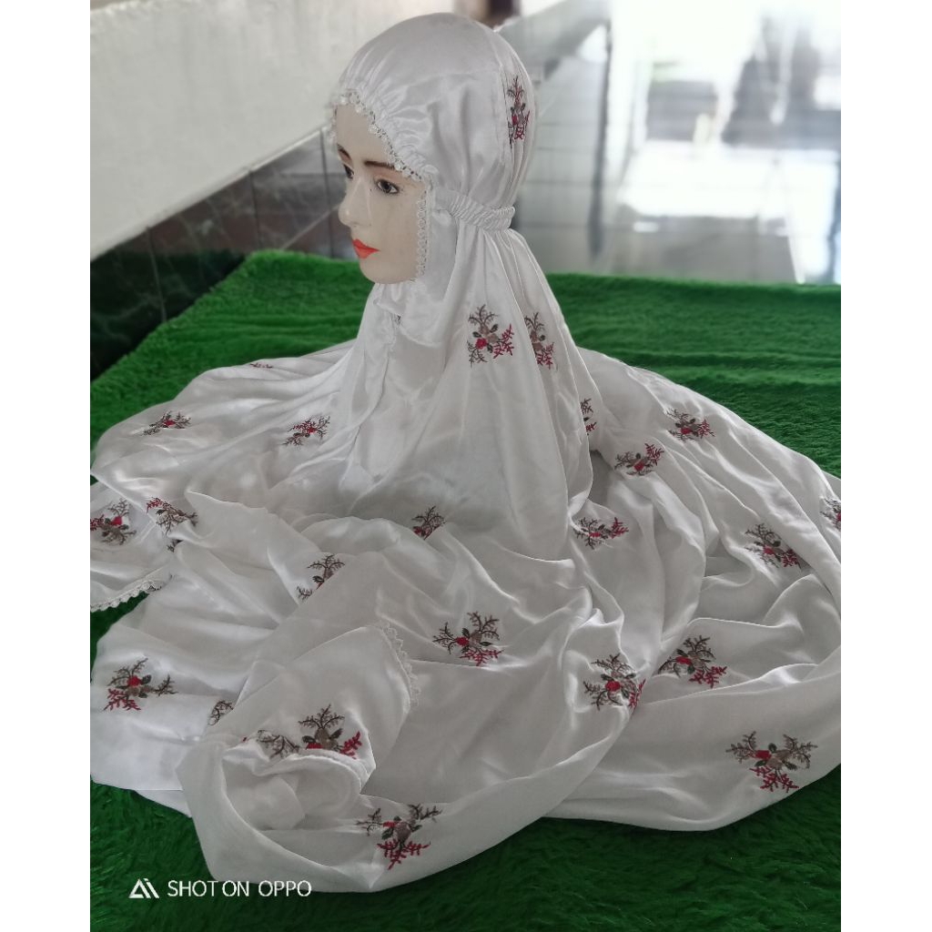 Mukena Terusan Bordir Komputer Tabur