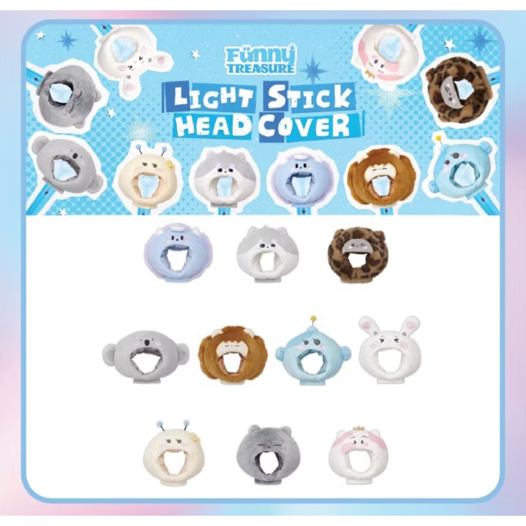 TREASURE - FUNNY TREASURE LIGHT STICK HEAD COVER