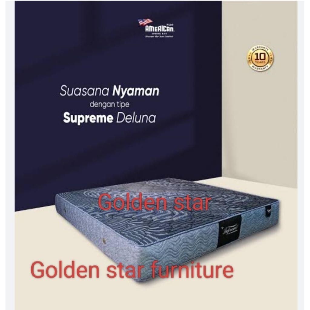 Matras Kasur Springbed American Supreme ukr -120 -160 - 180 ( KASUR ONLY ).