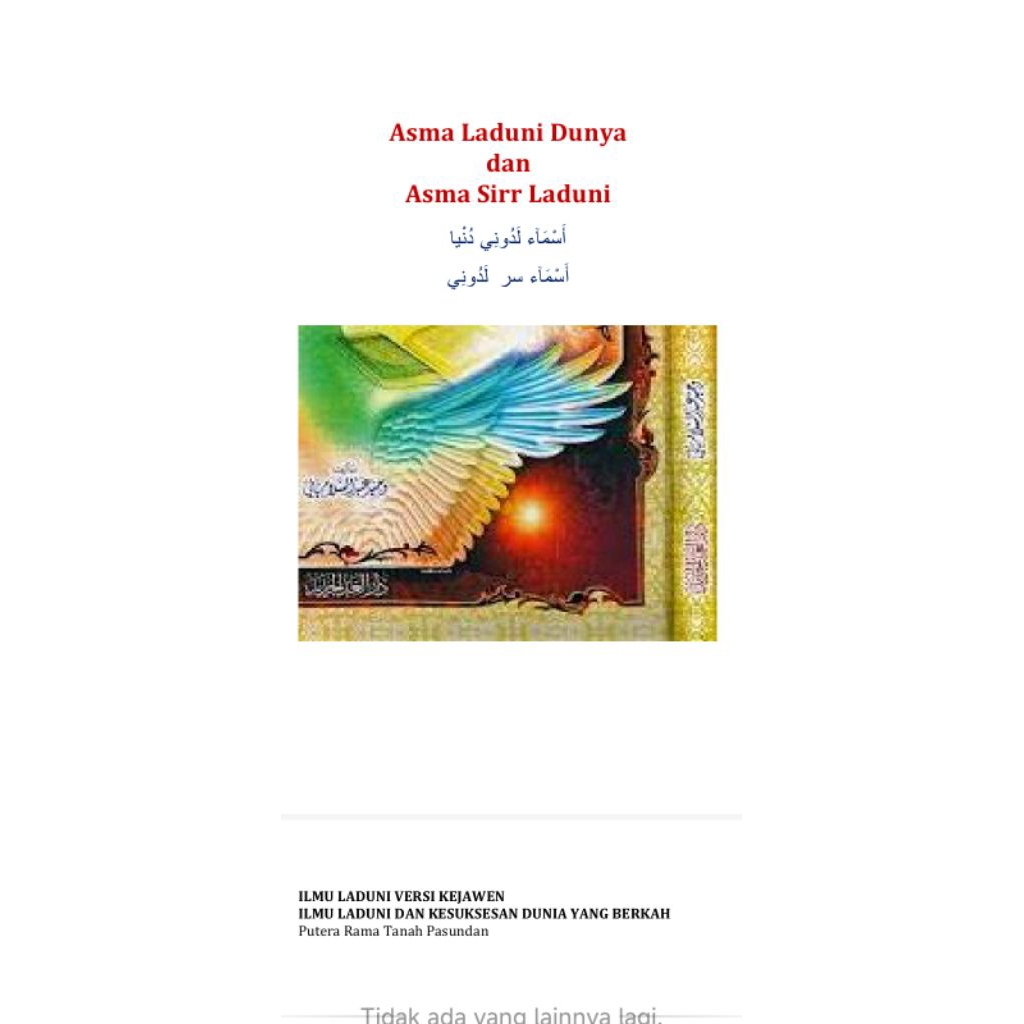 Rahasia Laduni Dunya