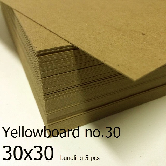 Karton Hard Board Yellow Board Bot Kuning no 30 Hard Cover Bot  - 21x30 (A4)