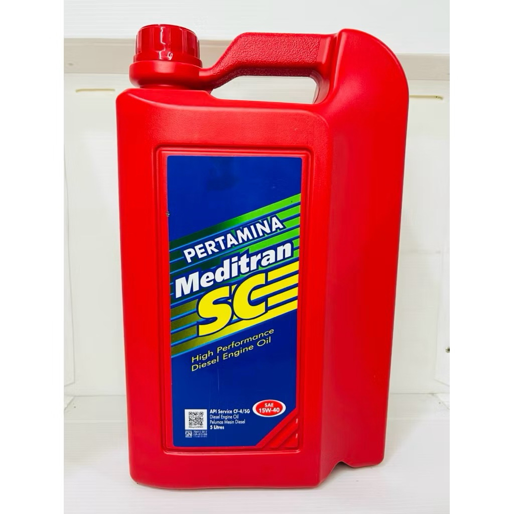 OLI PERTAMINA DIESEL MEDITRAN SX SAE 15W-40 KEMASAN 5Liter ORIGINAL