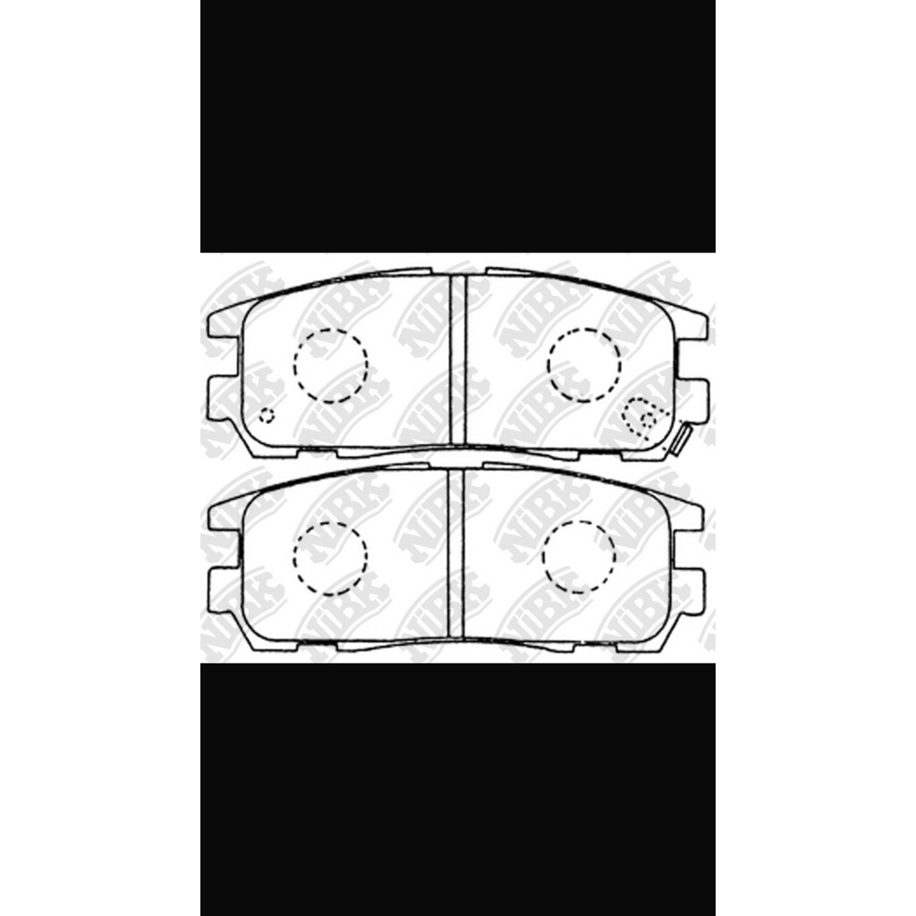 KAMPAS REM BELAKANG ISUZU BIGHORN D4034