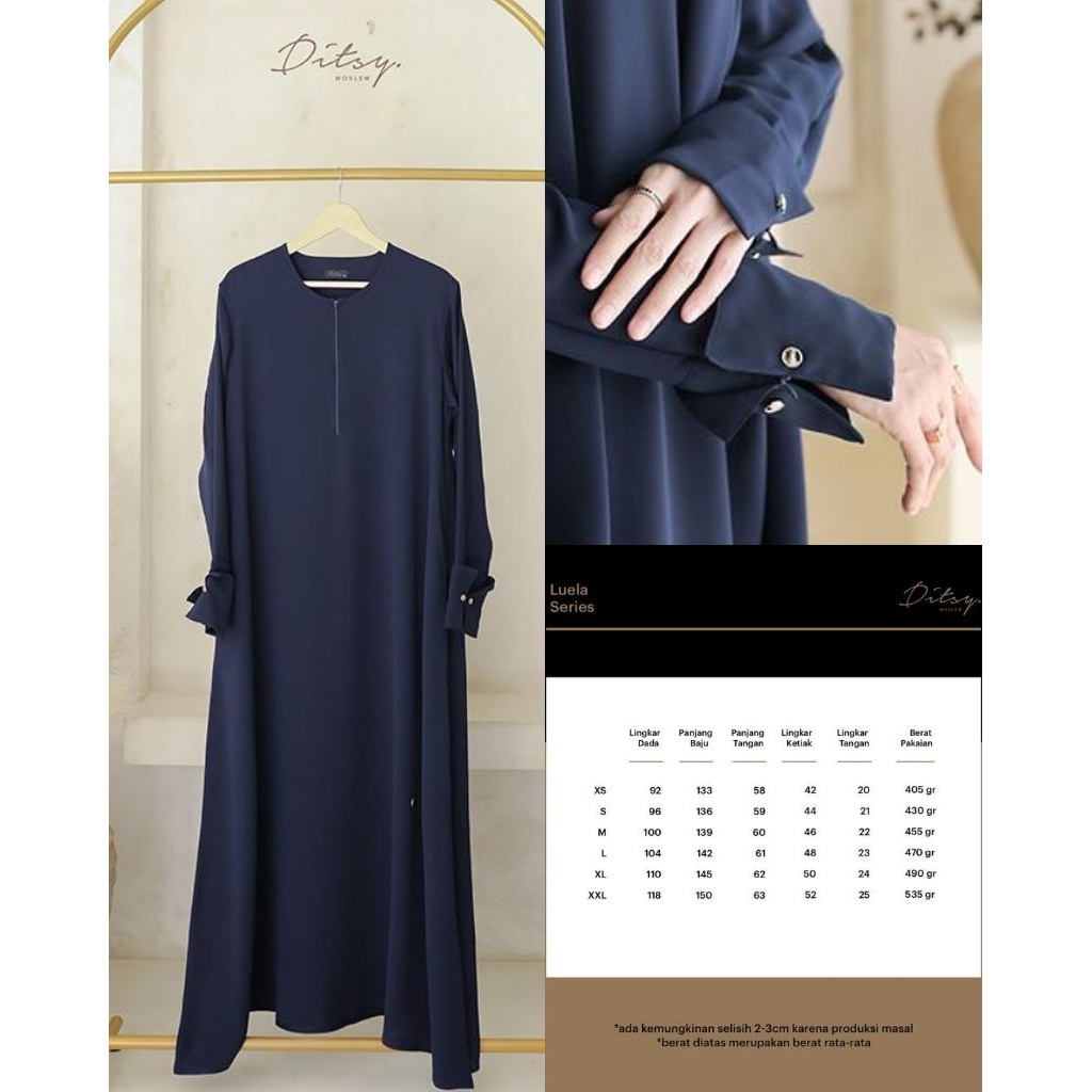 DITSY MOSLEM | LUELA MIDNIGHTBLUE SHAIDA MIDNIGHTBLUE REG LAERINA LACE MAIRA JETBLACK LAERINA LACE M