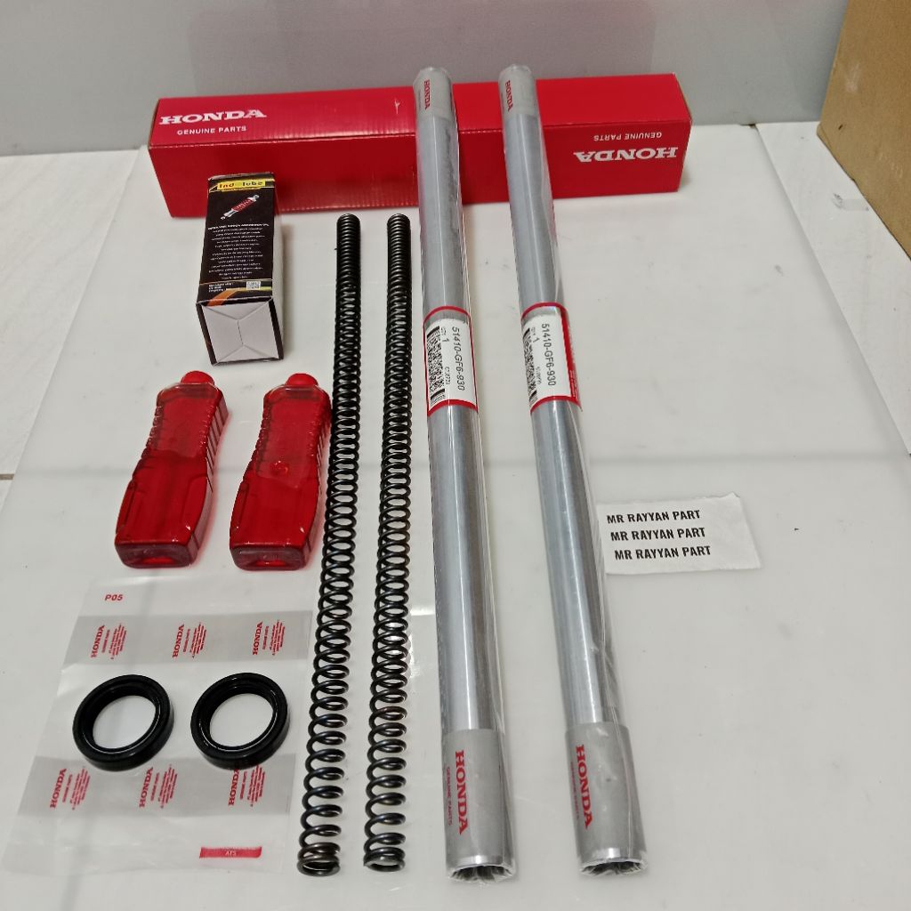 Paket Komplit Shock Depan+Per+Oli+Sil Honda Win 100 Win Win