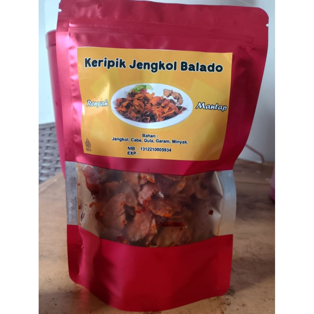 Keripik Jengkol Balado 100 gram