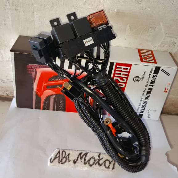 KABEL SET  3 RELAY 2 LAMPU REHOBOT