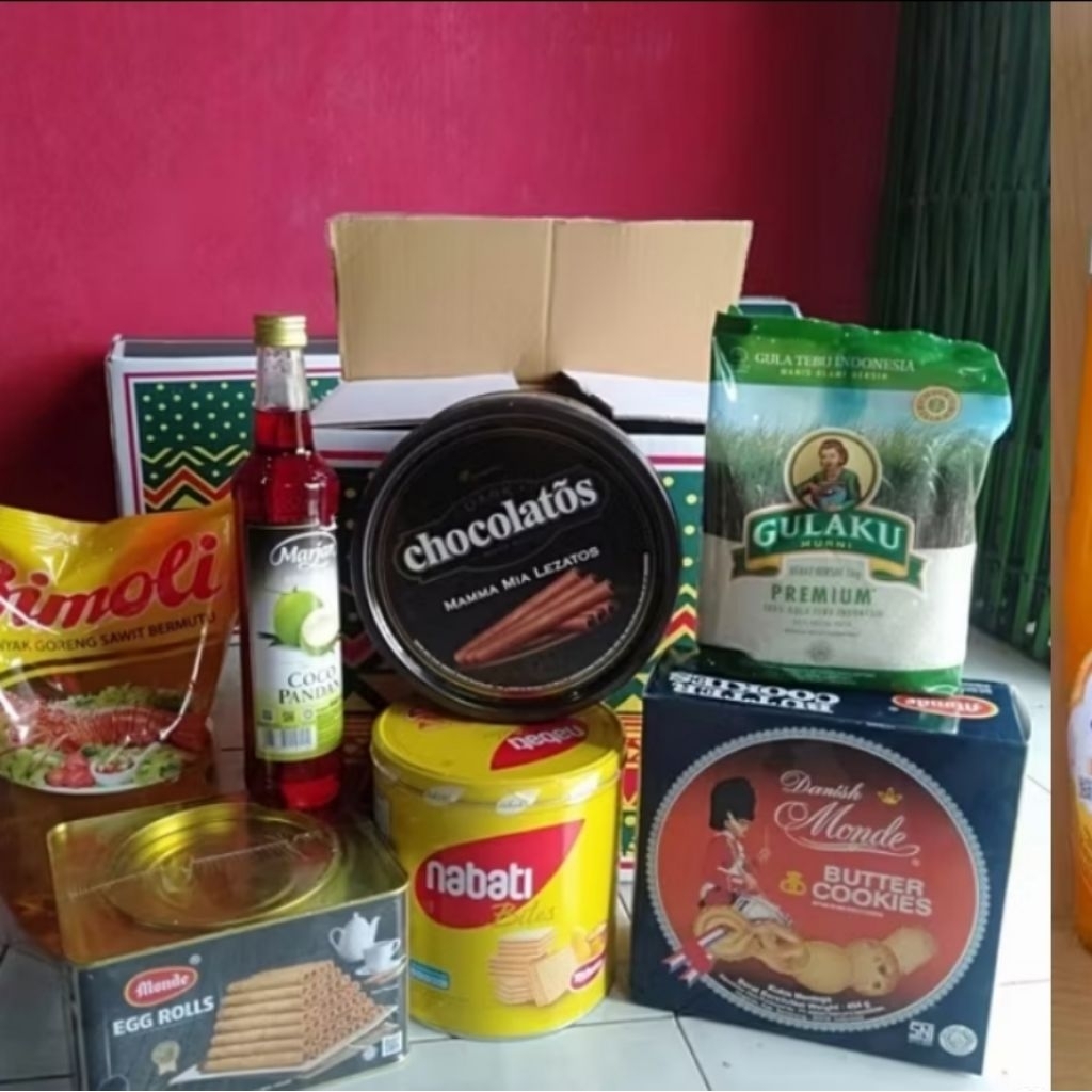 PROMO MURAH Parcel LEBARAN | Parcel Paket SEMBAKO Hemat 8 ( bisa request isi sesuai Budget Harga )