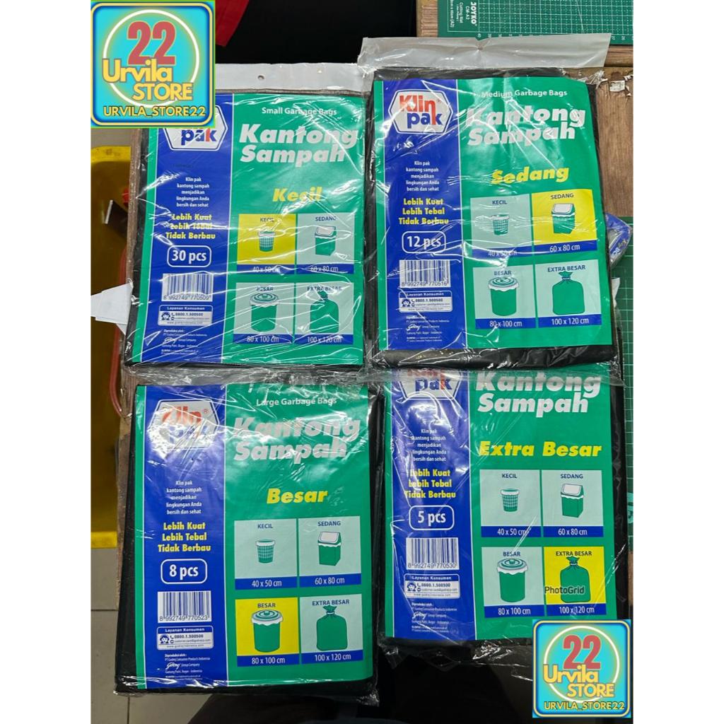 KANTONG PLASTIK SAMPAH KLINPAK | KLIN PAK | KLINPACK | KLIN PACK UK BESAR 80 X 100 CM