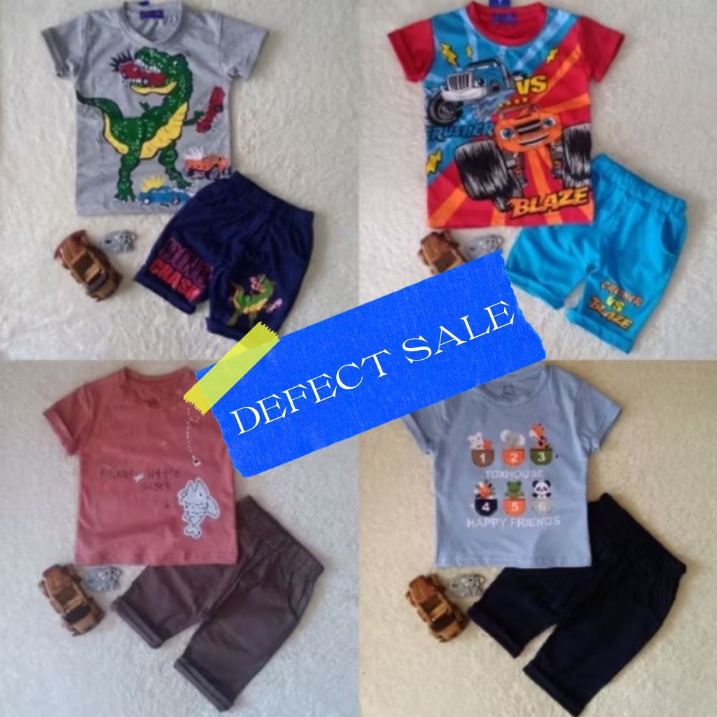 [DEFECT MINOR CLEARANCE SALE] SET LK BLAZE VS CRUSHER / DINO CRASH / HAPPY TIME LITTLE SHARK / HAPPY