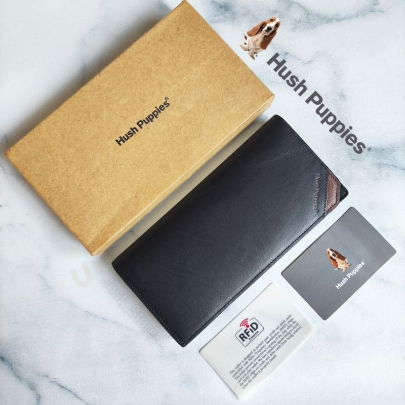 Dompet Panjang Pria Hush Puppies Lana Long Zip Black