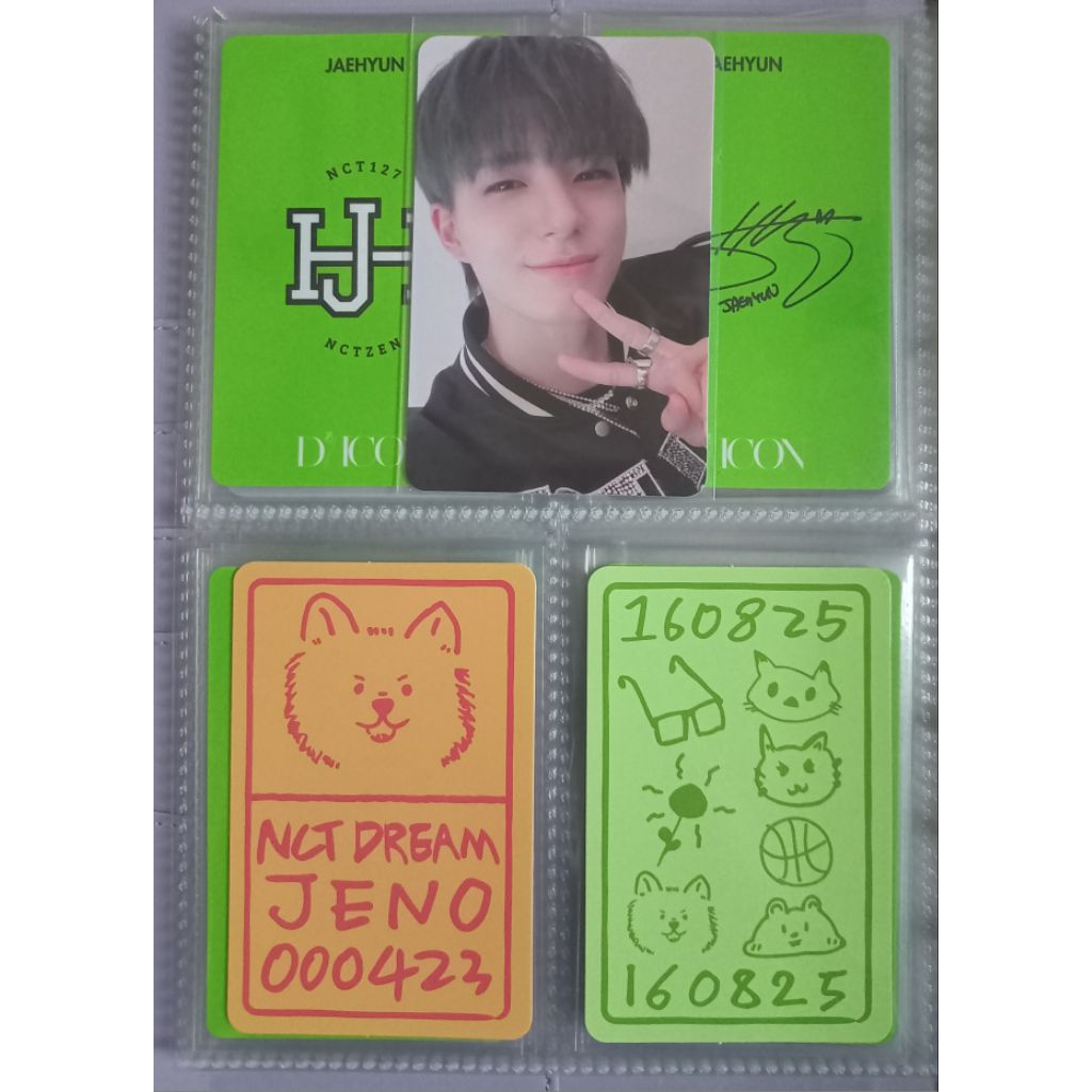 Lucky card Jeno set NCT Dream 6th Anniversary Photocard Jeno lucky card, Pc Jeno Lucky card set MD N