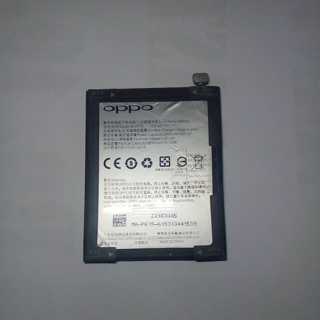 batre Oppo a37f