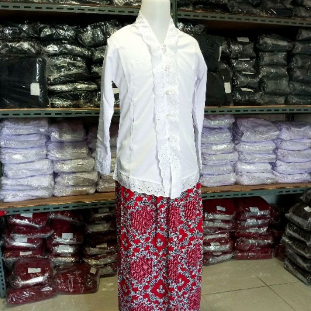 kebaya encim/kebaya sd/tk perempuan 5-12 tahun/ baju kebaya anak perempuan terkini