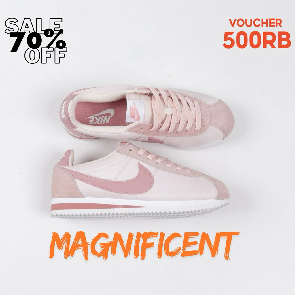 Nike Cortez Classics Nylon Siltstone Pink White
