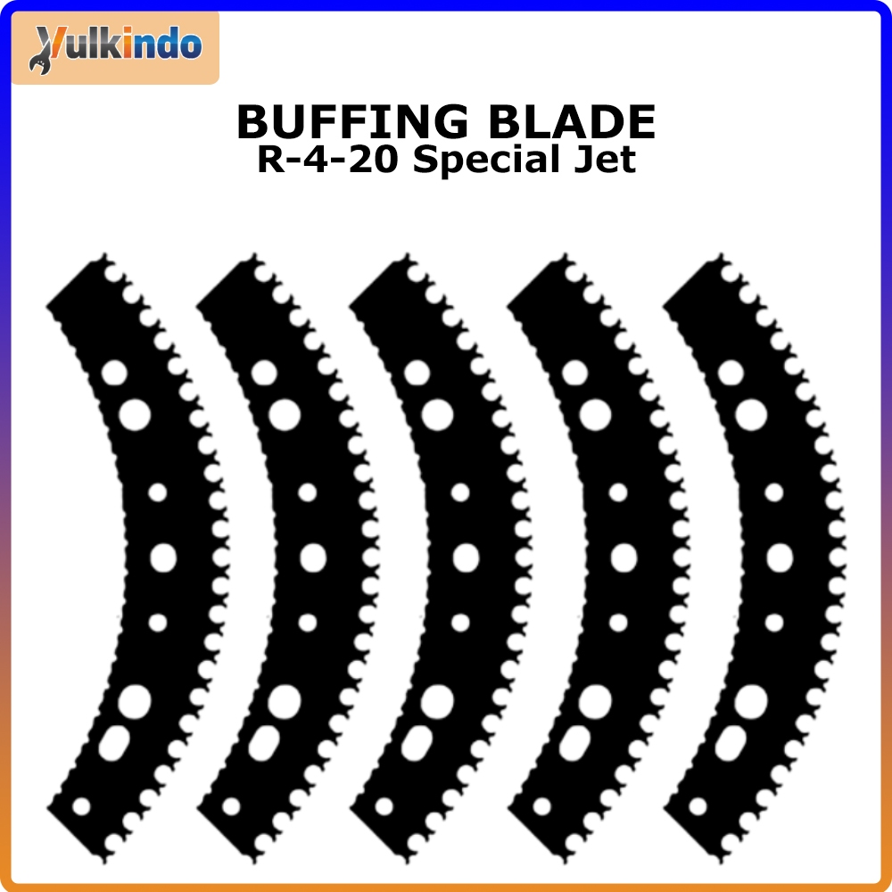 BJ R4-20 Special Jet Pisau Buffing Vulkanisir Ban Isi 28pcs/set - Amplas Ban B&J Rocket