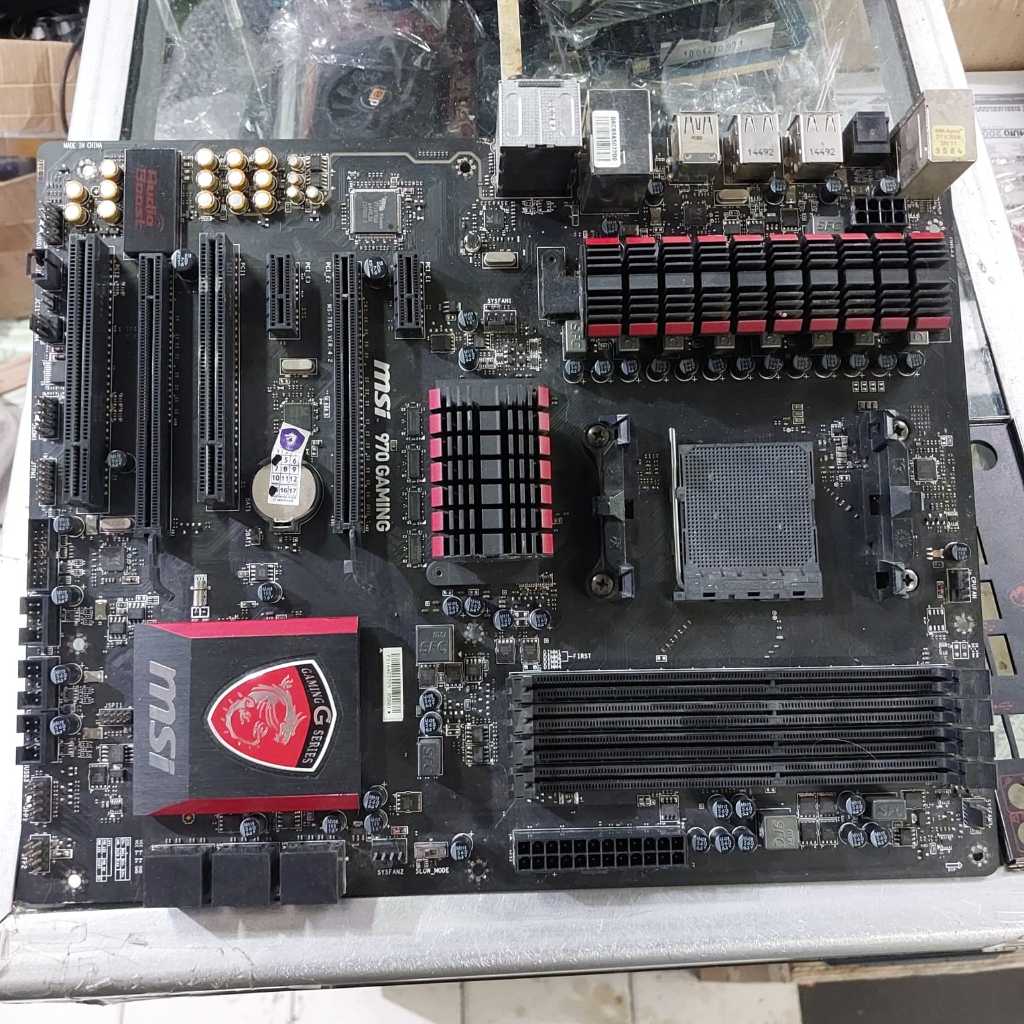 Mainboard AMD AM3+ MSI 970 GAMING ddr3 dual chanel usb 3.0 SECOND MURAH