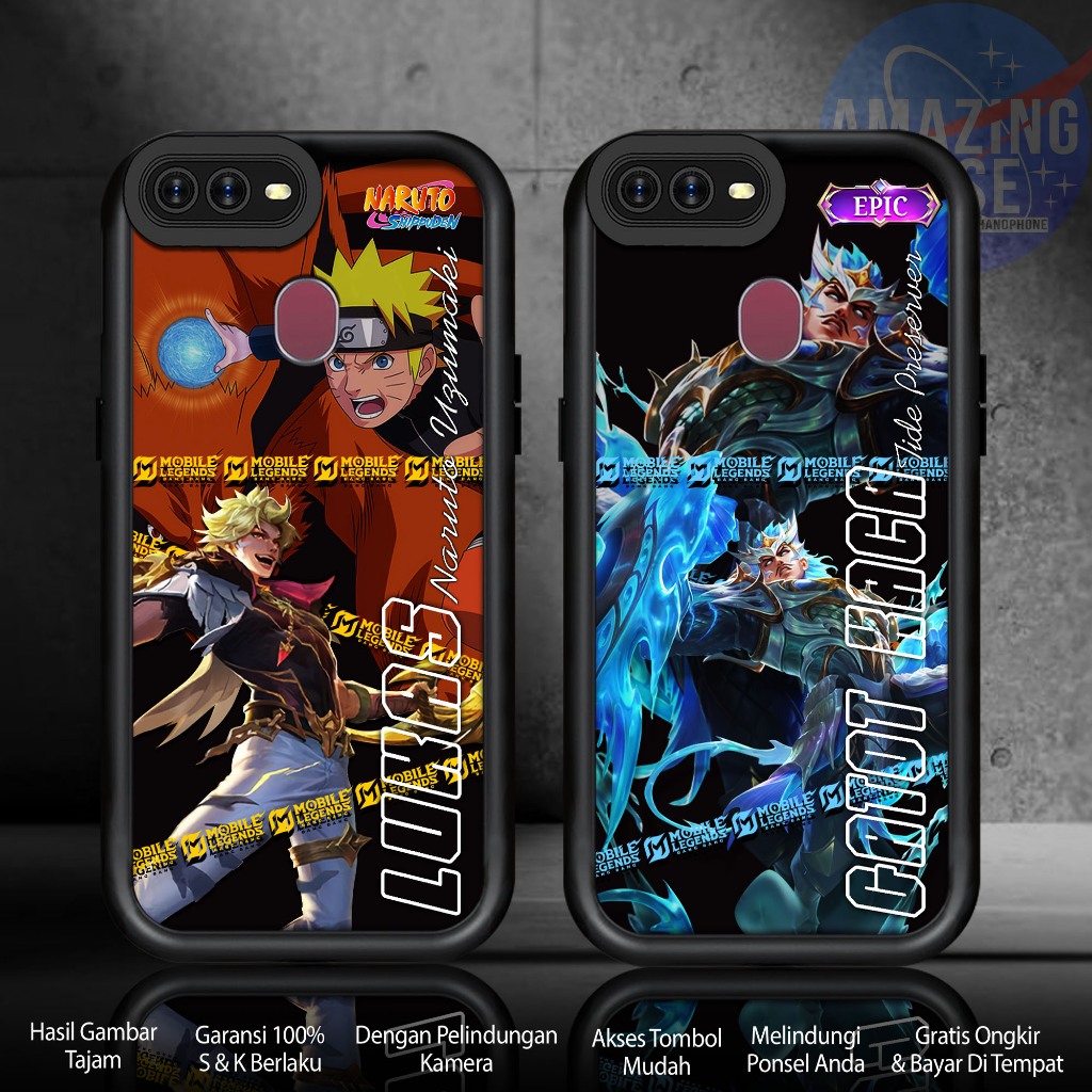 Softcase Glass kaca For OPPO F9 F9 PRO REALME 2 PRO AX7 HEROML2 Casing Handphone Case Hp Procamera