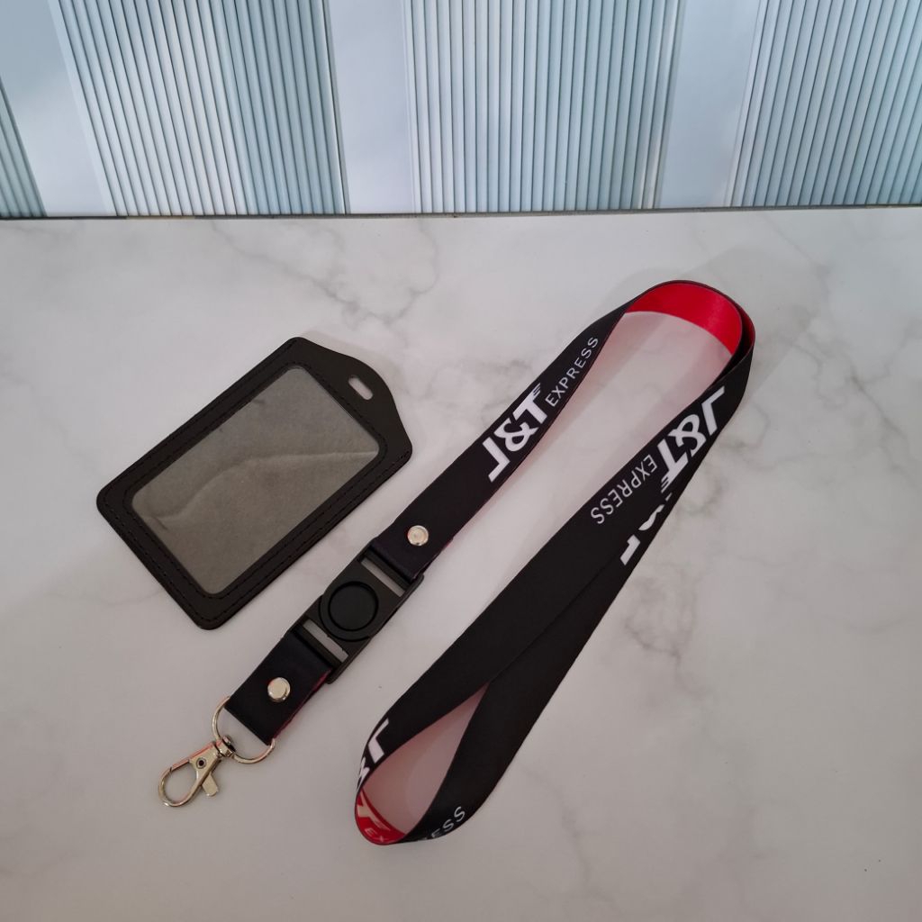Tali Id Card Jnt Express / Tali Lanyard Jnt Express | Bisa Satuan
