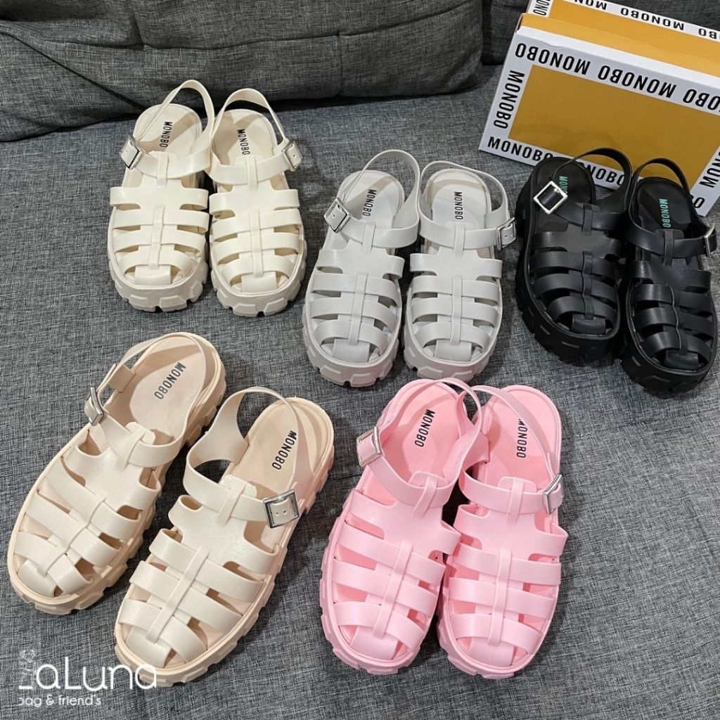 LALUNA - SANDAL SLOP DENGAN TALI