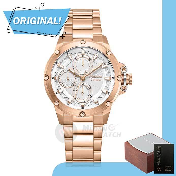 Jam Tangan Wanita Analog Alexandre Christie 6564BF AC6564 AC 6564 BF 6564 BFBRGSL Original Garansi R