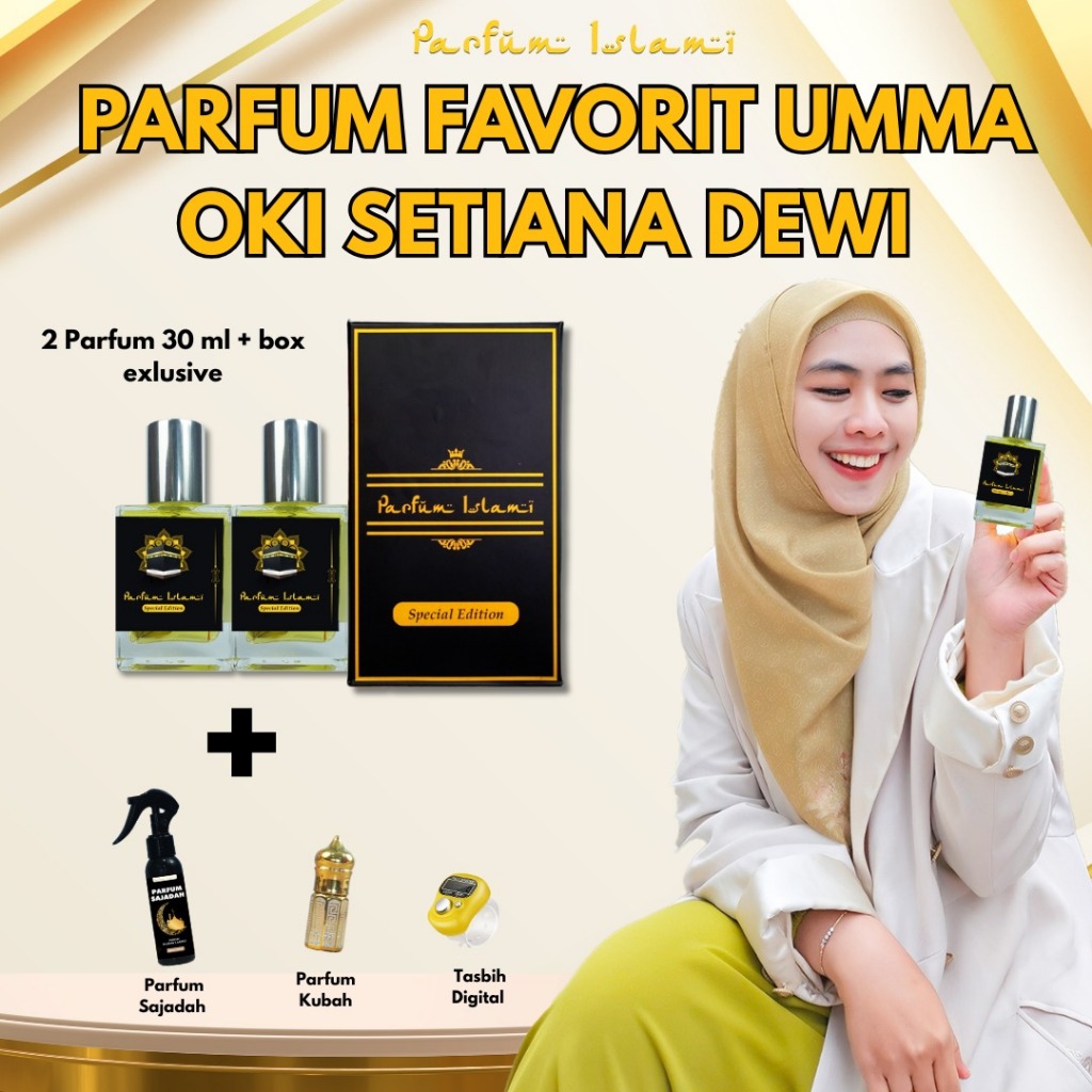 PARFUM ISLAMI CASTURI ISLAMI WANITA SPECIAL EDITION PAKET 30ML - Parfum Premium Favoritnya Para Arti