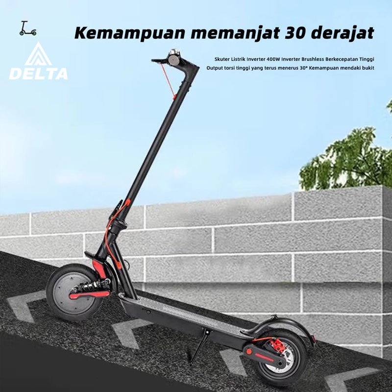 Skuter listrik lipat, kendaraan listrik ringan dua roda, skuter listrik mini untuk dewasa