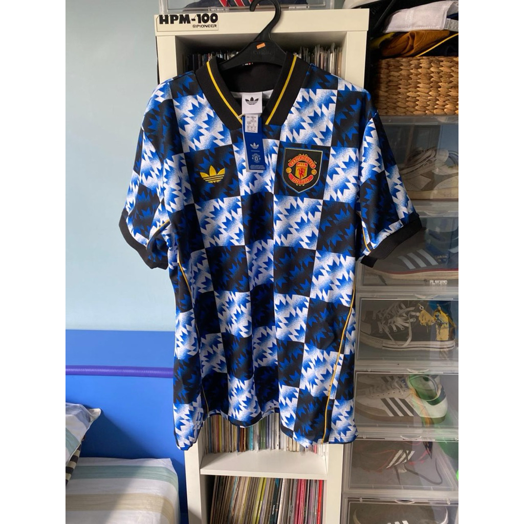 Manchester United x adidas LFSTLR Jersey Blue