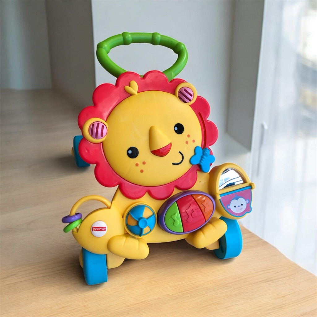 Fisher Price Lion Baby Musical Walker 6m+ Original Preloved / Mainan Belajar Anak Second