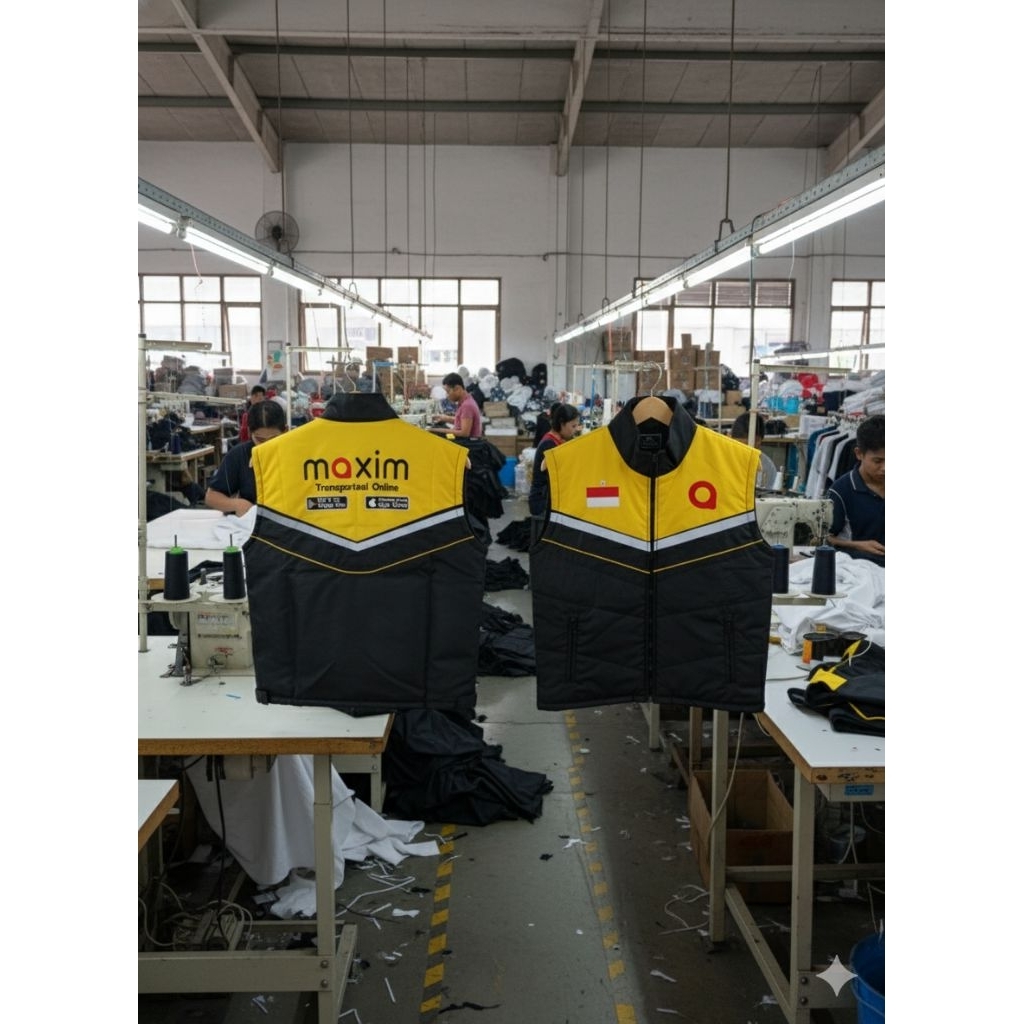 Rompi Maxim Outdoor - Material Taslan Tebal Nyaman, New Arrival: Rompi Exclusive Maxim Bahan Taslan 