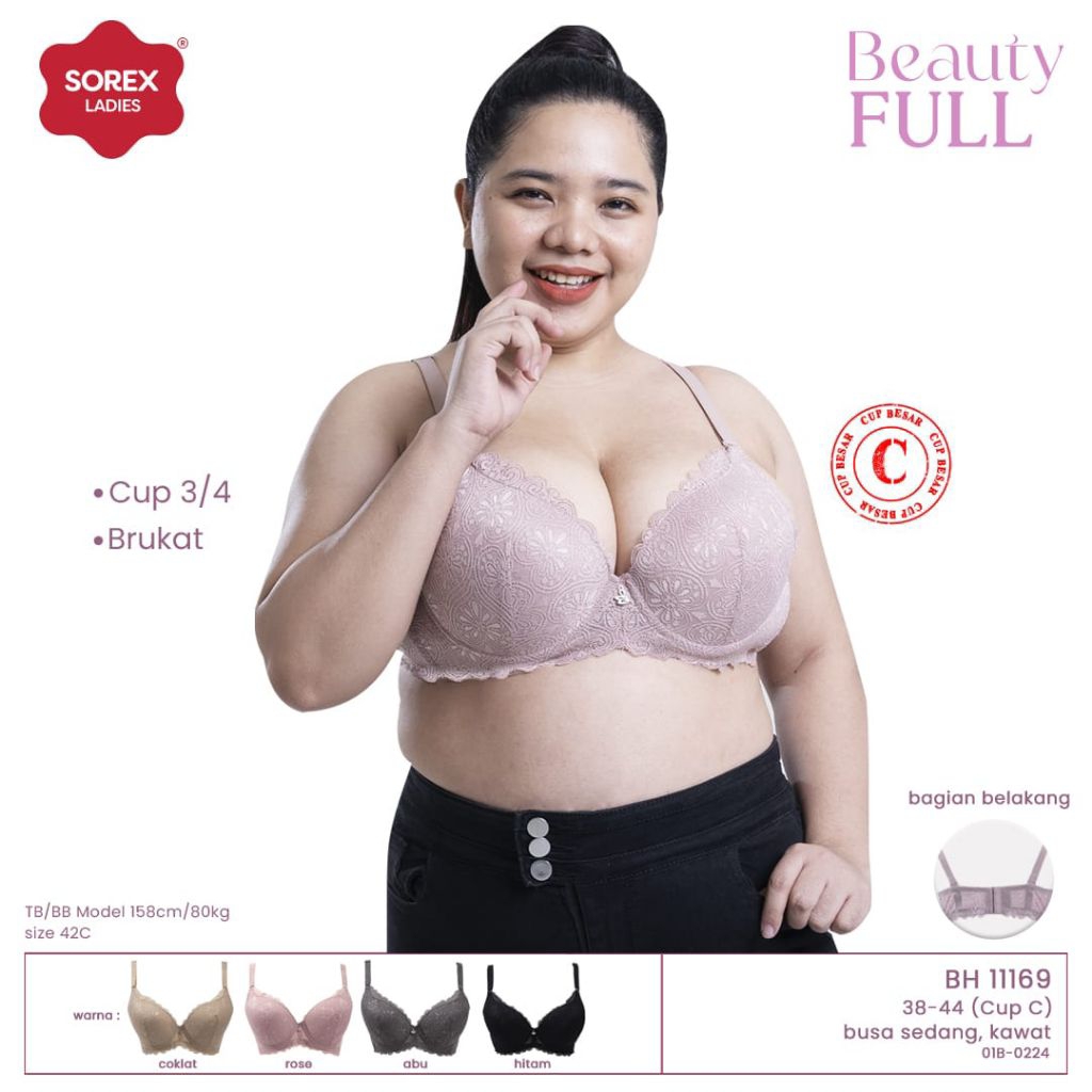 Bra Sorex Brukat Cup C