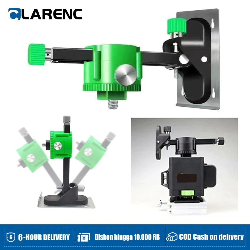 Bracket Holder Gantung Dinding Level Lase Adjustable Bracket Dudukan Laser Level Ukuran 1/4Inch Untu