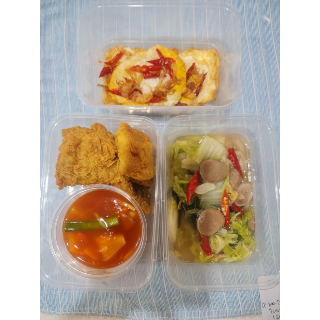 katering rumahan harian utk 3 porsi