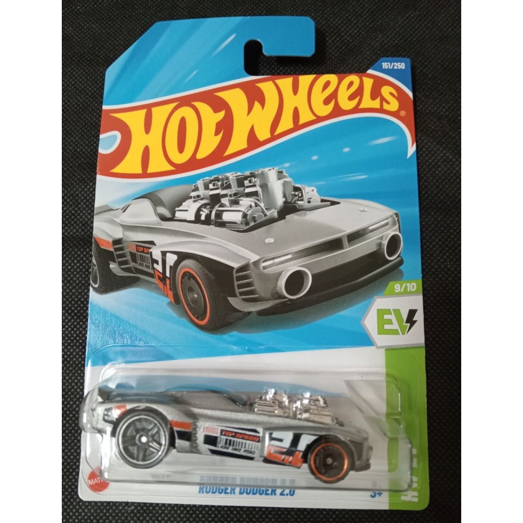 HOT WHEELS RODGER DODGER 2.0 SILVER