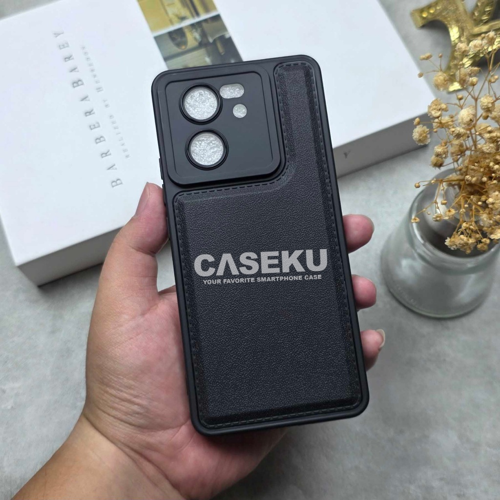 Xiaomi 13T Xiaomi 13T Pro Case Leather Pro Kamera Black Case Xiaomi 13T Xiaomi 13T Pro