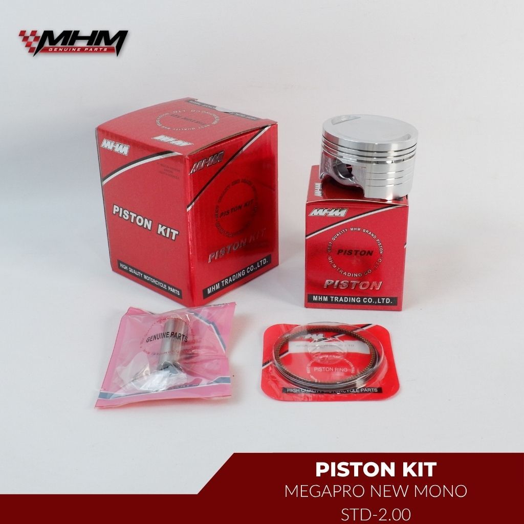 MHM Piston Kit Megapro New Mono | Seher Kit Megapro New Mono | Seher Set Megapro New Mono | Oem Qual