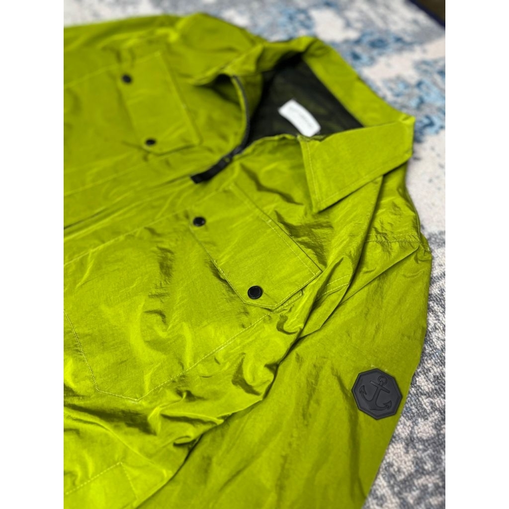OVERSHIRT QUATTORDICI DESTROYED '25 GREENLIME