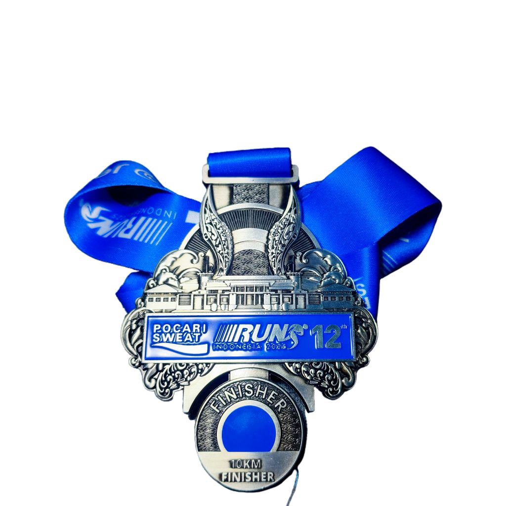 Medali Finisher Running Event Lari Pocari Sweat Run 12  2025 - 5K