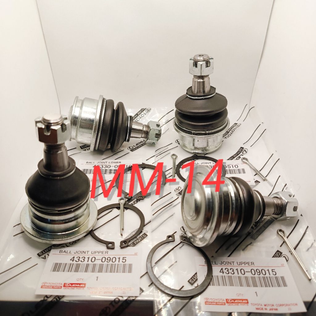 BALL JOINT SET BALL JOINT ATAS BAWAH INNOVA HILUX FORTUNER INNOVA REBORN ORIGINAL HARGA 4PCS
