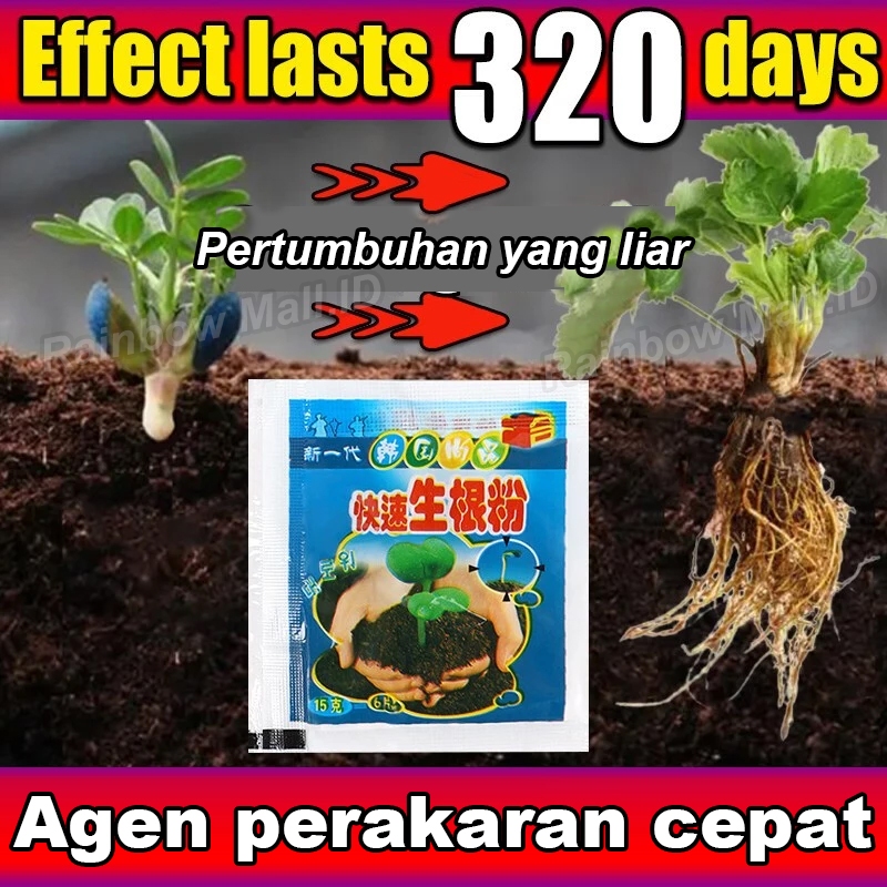 Perangsang Akar Root Booster Nutrisi Tanaman Organik Anti Stres Tanaman Cocok untuk Tanaman Hias Say