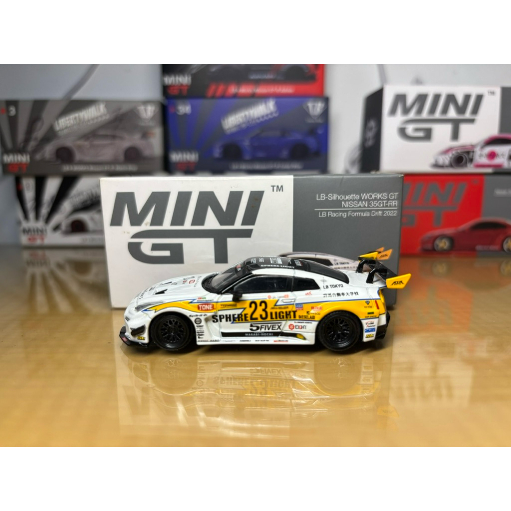 MiniGT Nissan GTR R35 LBWK Formula Drift 2022 Petir