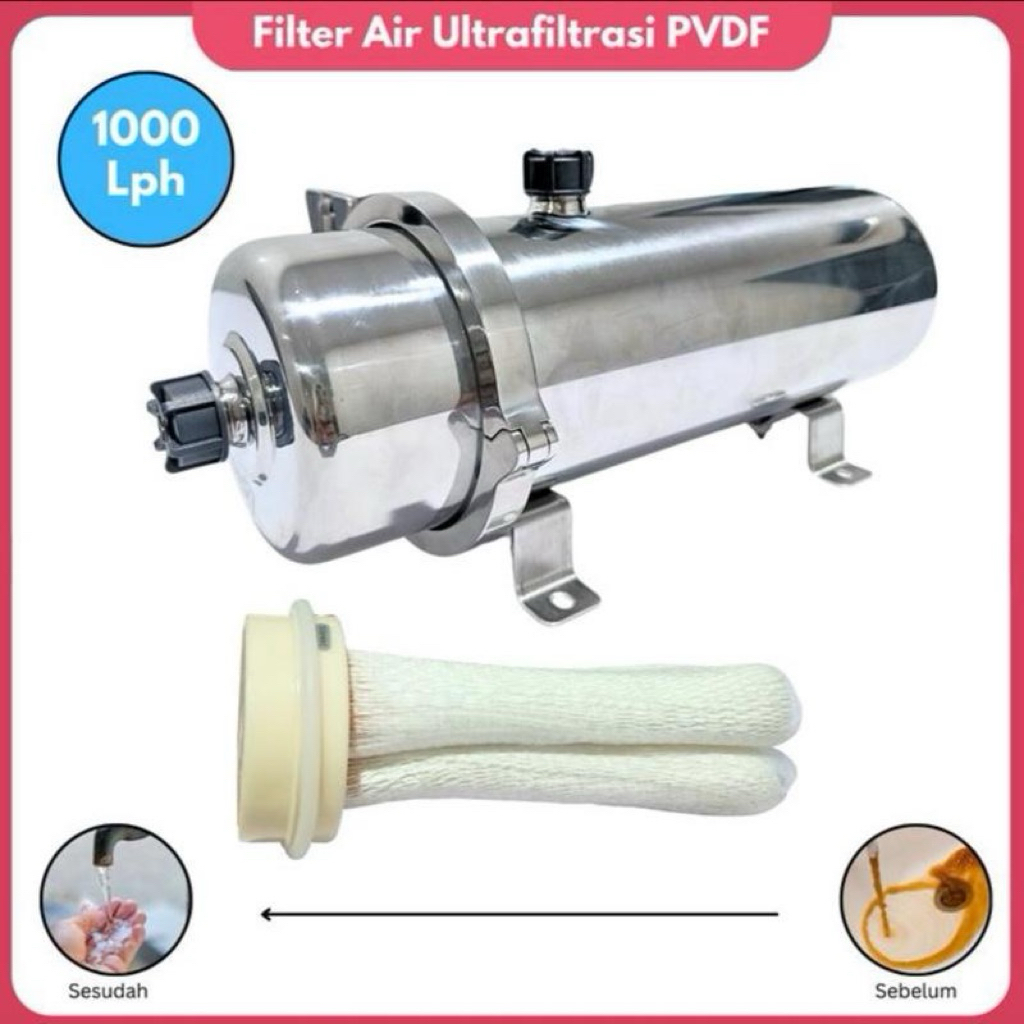 ultrafiltrasi pvdf 1000 Membrane Ultrafiltrasi PVDF UF 1000 LPH