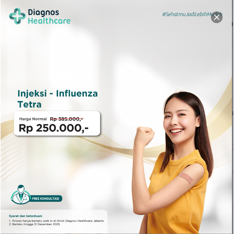 Vaksin Influenza Tetra - Diagnos Laboratorium