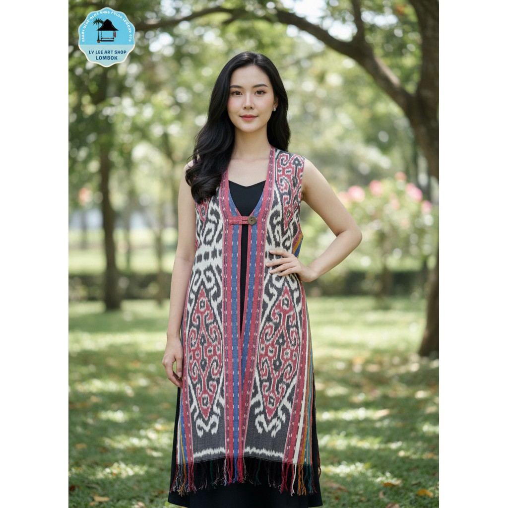 Outer / Vest Tenun Blanket Halusan